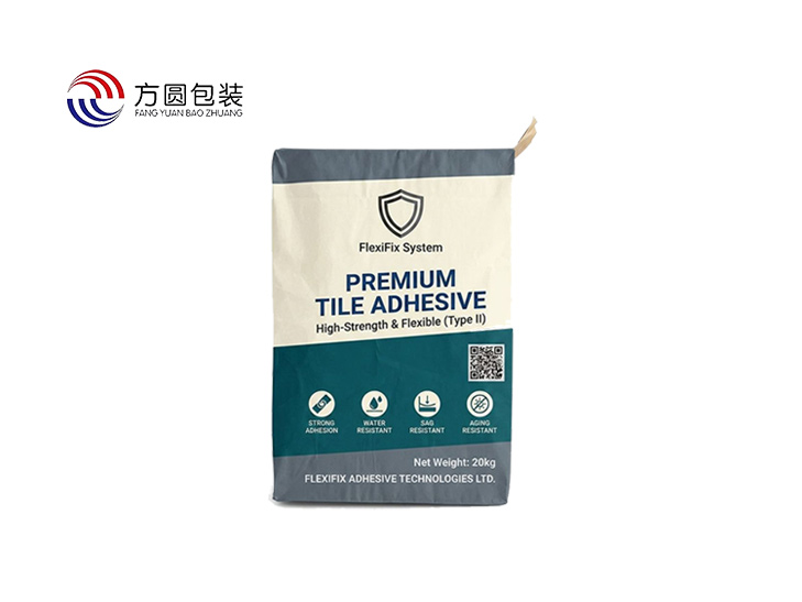 3 Ply Kraft Paper Bag with PE Liner for Cement and Dry Mortar Packaging