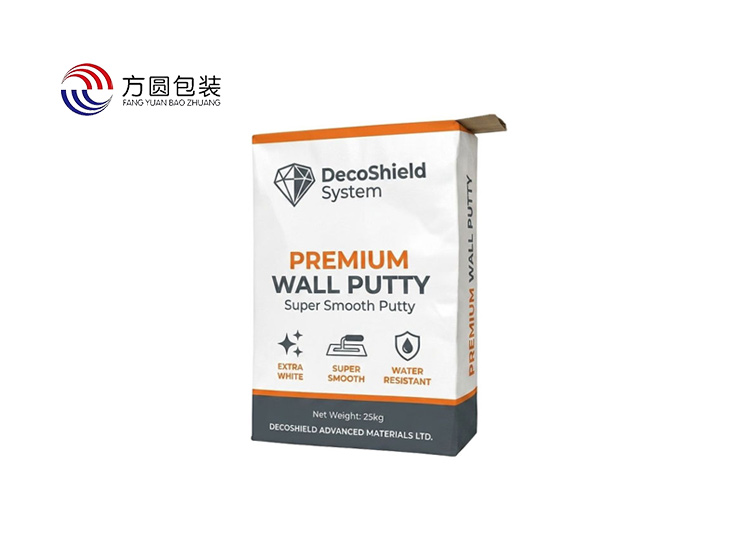 Custom Printed 3 Ply Kraft Paper Packaging Bag for Building Materials